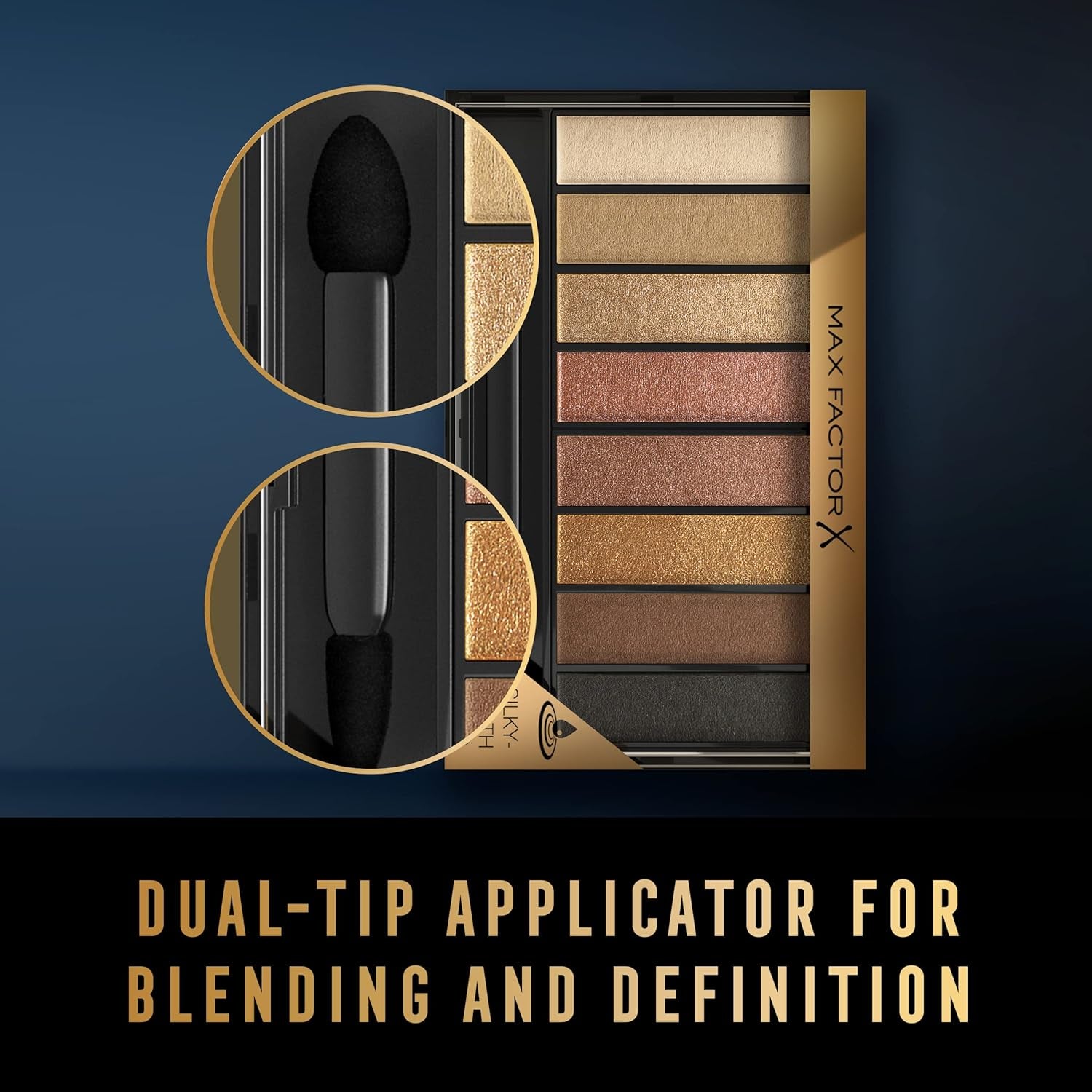 Max Factor Masterpiece Nude Palette - Paleta De Sombras De Ojos, Tono Golden Nudes