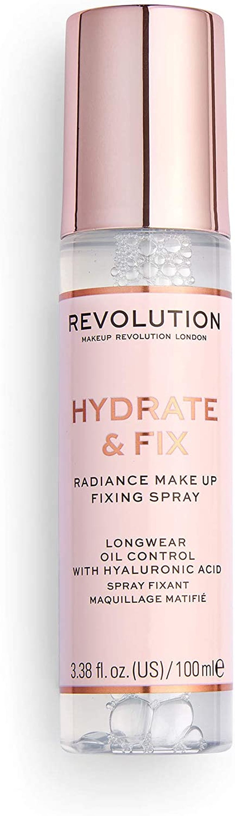 Revolution Spray Fijador Hidratante Y Fijador, 100Ml