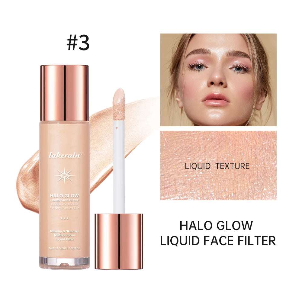 8 Colors Face Contouring Brighten Body Bronzer Glitter Liquid Highlight Makeup Clavicle Brightening Sexy Body Legs Highlighter