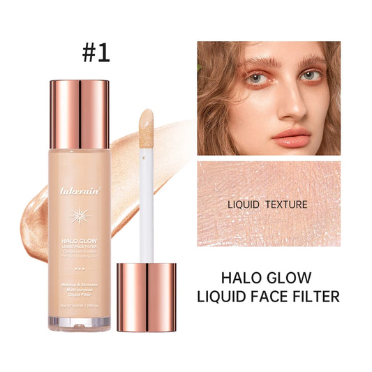 8 Colors Face Contouring Brighten Body Bronzer Glitter Liquid Highlight Makeup Clavicle Brightening Sexy Body Legs Highlighter