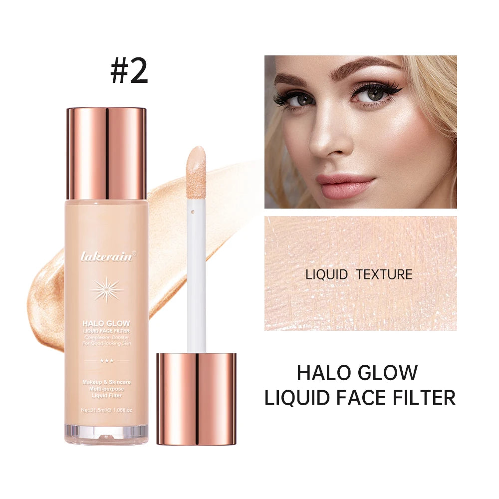 8 Colors Face Contouring Brighten Body Bronzer Glitter Liquid Highlight Makeup Clavicle Brightening Sexy Body Legs Highlighter