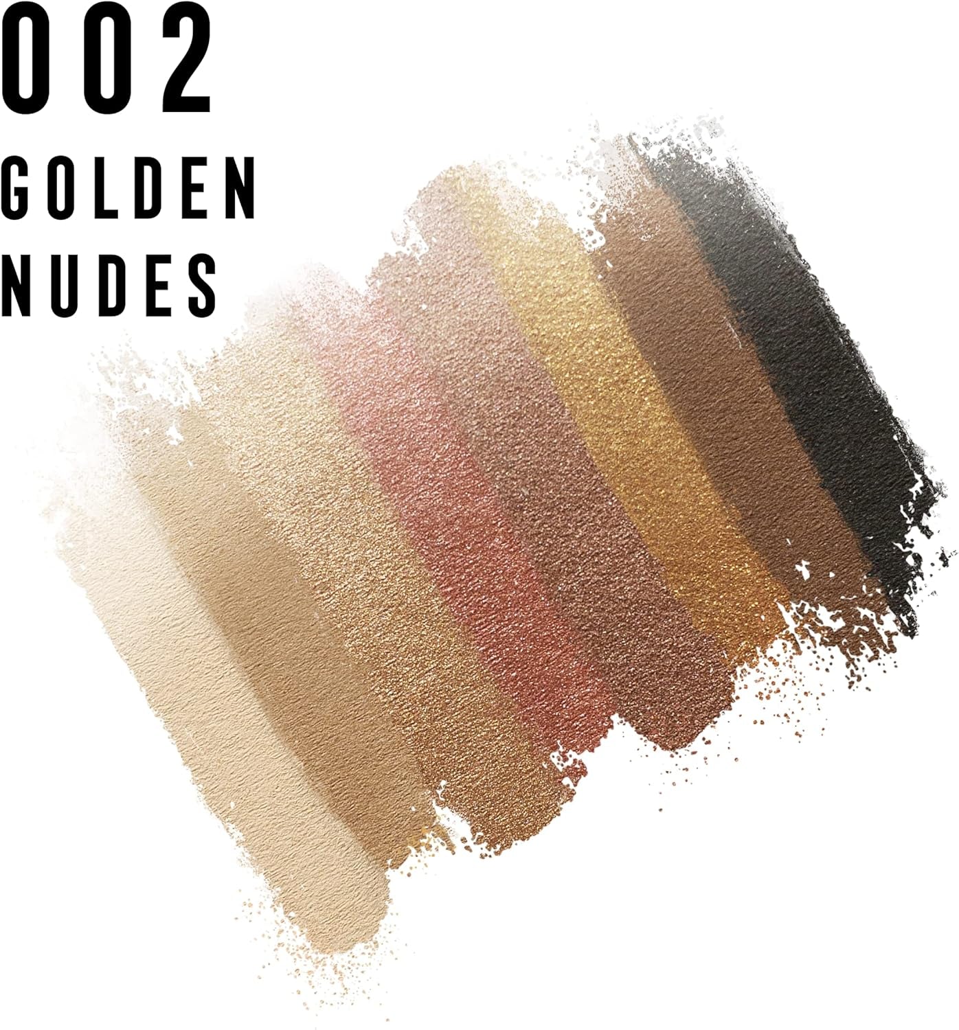 Max Factor Masterpiece Nude Palette - Paleta De Sombras De Ojos, Tono Golden Nudes