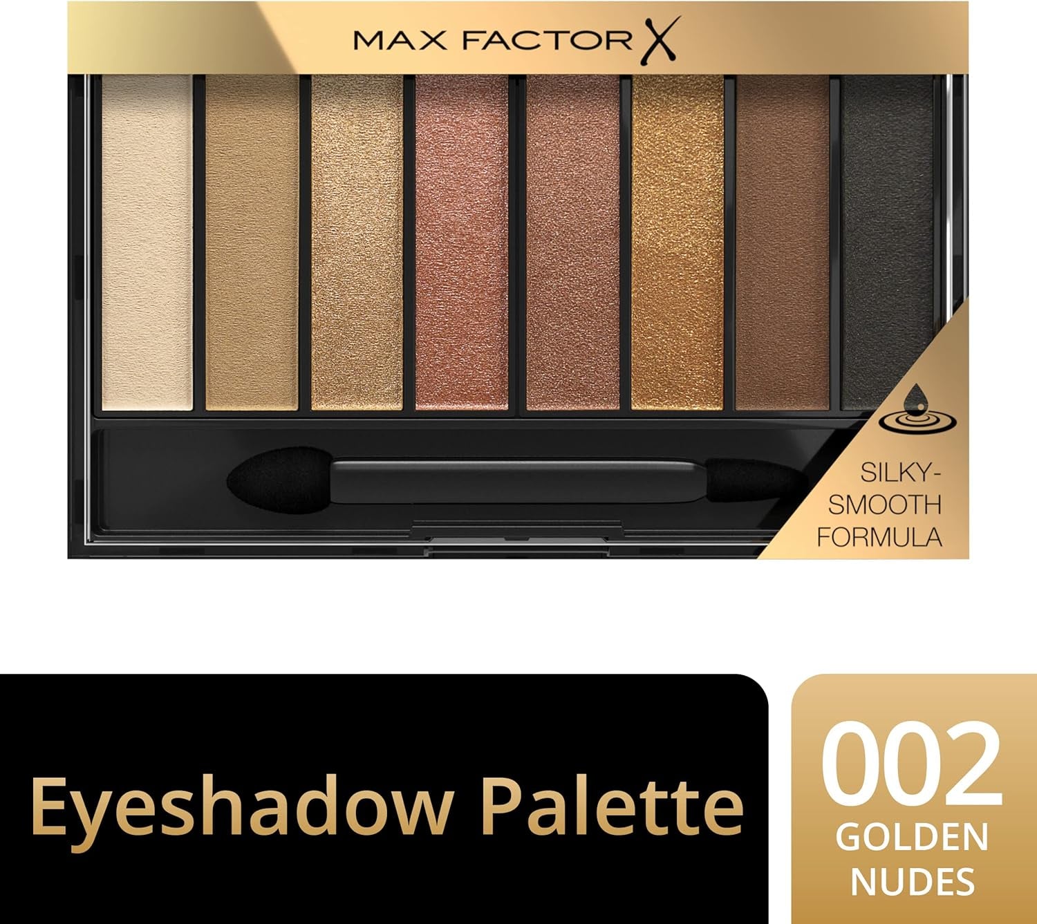 Max Factor Masterpiece Nude Palette - Paleta De Sombras De Ojos, Tono Golden Nudes